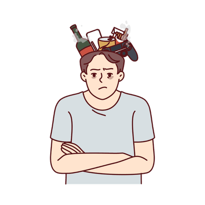 الإدمان (الكحول والنيكوتين)